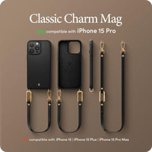 Заредете изображение във визуализатора на галерията – Spigen CYRILL CLASSIC CHARM MAG MAGSAFE IPHONE 15 PRO BLACK
