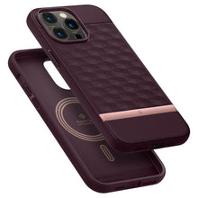 Заредете изображение във визуализатора на галерията – CASEOLOGY PARALLAX MAG MAGSAFE IPHONE 14 PRO BURGUNDY
