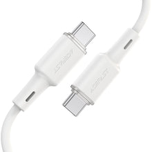 Заредете изображение във визуализатора на галерията – Acefast cable type c to type c 3a pd60w c2-03 silicone 1,2m white

