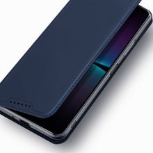Заредете изображение във визуализатора на галерията – Dux Ducis Skin Pro Case for Sony Xperia 1 V Flip Card Wallet Stand Black
