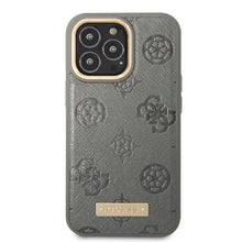 Заредете изображение във визуализатора на галерията – Guess GUHMP13XSAPSTG iPhone 13 Pro Max 6.7" grey/grey hardcase Peony Logo Plate MagSafe
