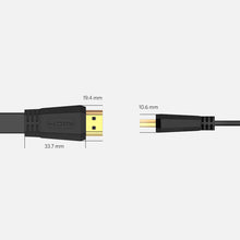 Заредете изображение във визуализатора на галерията – Ugreen flat cable HDMI 2.0 4K UHD 5m black (ED015)
