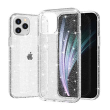 Заредете изображение във визуализатора на галерията – Crystal Glitter Case for Iphone 15 Pro Silver
