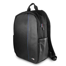 Заредете изображение във визуализатора на галерията – Backpack for laptop / tablet / notebook 16" bmw bmbpco15capnbk black carbon navy stripe - TopMag
