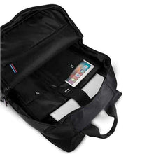Заредете изображение във визуализатора на галерията – Backpack for laptop / tablet / notebook 16" bmw bmbpco15capnbk black carbon navy stripe - TopMag
