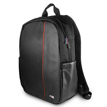 Заредете изображение във визуализатора на галерията – Backpack for laptop / tablet / notebook 16" bmw bmbpco15caprbk black carbon red stripe - TopMag
