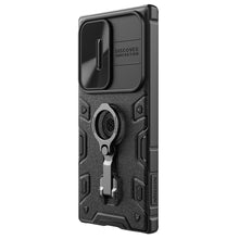 Заредете изображение във визуализатора на галерията – Nillkin CamShield Armor Pro Magnetic Case for Samsung Galaxy S23 Ultra Magnetic MagSafe Cover with Camera Cover Black
