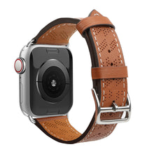 Заредете изображение във визуализатора на галерията – Strap Leather Apple Watch SE, 8, 7, 6, 5, 4, 3, 2, 1 (41, 40, 38 mm) bracelet brown
