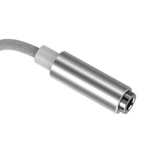Заредете изображение във визуализатора на галерията – Baseus adaptor audio/hf от iphone lightning 8-pin към jack 3,5mm female бял call3-02 - TopMag
