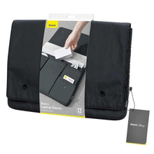 Заредете изображение във визуализатора на галерията – Baseus bag for laptop basic series sleeve 16" lbjn-b0g grey - TopMag
