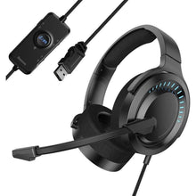 Заредете изображение във визуализатора на галерията – Baseus baseus gamo immersive virtual 3d game headphone black ngd05-01 - TopMag
