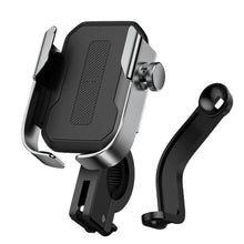 Заредете изображение във визуализатора на галерията – Baseus bike / motorcycle holder for mobile armor silver sukja-0s - TopMag
