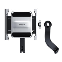 Заредете изображение във визуализатора на галерията – Baseus bike / motorcycle holder for mobile knight silver crjbz-0s - TopMag
