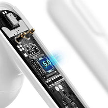 Заредете изображение във визуализатора на галерията – Baseus bluetooth earphones tws anc (active noise reduction) simu s2 ngs2-02 white - TopMag
