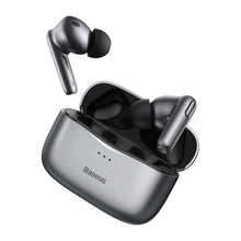 Заредете изображение във визуализатора на галерията – Baseus bluetooth earphones tws anc (active noise reduction) simu s2 ngs2-0g grey - TopMag

