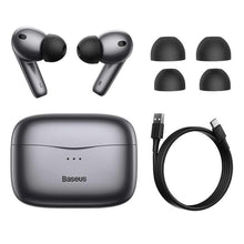 Заредете изображение във визуализатора на галерията – Baseus bluetooth earphones tws anc (active noise reduction) simu s2 ngs2-0g grey - TopMag
