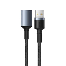 Заредете изображение във визуализатора на галерията – Baseus cable cafule usb3.0 male to usb3.0 female 2a 1m dark gray cadklf-b0g - TopMag
