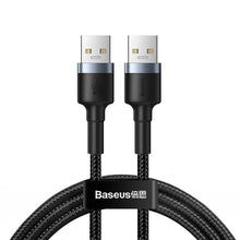 Заредете изображение във визуализатора на галерията – Baseus cable cafule usb3.0 male to usb3.0 male 2a 1m dark gray cadklf-c0g - TopMag
