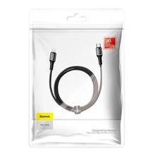Заредете изображение във визуализатора на галерията – Baseus cable halo data working with lightning 2,4a 1m black - TopMag
