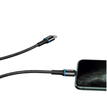 Заредете изображение във визуализатора на галерията – Baseus cable halo data working with lightning 2,4a 1m black - TopMag
