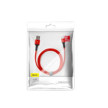 Заредете изображение във визуализатора на галерията – Baseus cable halo data working with lightning 2,4a 1m red - TopMag
