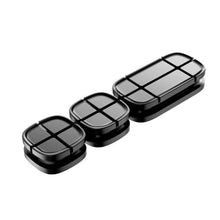 Заредете изображение във визуализатора на галерията – Baseus cable organizer cross peas cable clip black actdj-01 - TopMag
