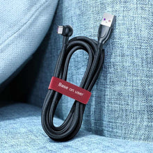 Заредете изображение във визуализатора на галерията – Baseus cable organizer nylon cable winder 3m red acmgt-f09
