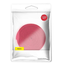 Заредете изображение във визуализатора на галерията – Baseus cable organizer nylon cable winder 3m red acmgt-f09
