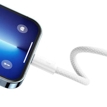 Заредете изображение във визуализатора на галерията – Baseus cable type c to apple lightning 8-pin pd20w power delivery dynamic series cald000002 1m white - TopMag
