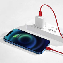 Заредете изображение във визуализатора на галерията – Baseus cable type c to apple lightning 8-pin pd20w power delivery superior catlys-c09 2m red - TopMag
