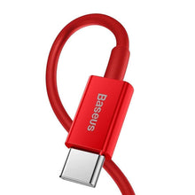 Заредете изображение във визуализатора на галерията – Baseus cable type c to apple lightning 8-pin pd20w power delivery superior catlys-c09 2m red - TopMag
