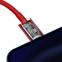 Заредете изображение във визуализатора на галерията – Baseus cable type c to apple lightning 8-pin pd20w power delivery superior catlys-c09 2m red - TopMag
