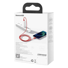 Заредете изображение във визуализатора на галерията – Baseus cable type c to apple lightning 8-pin pd20w power delivery superior catlys-c09 2m red - TopMag
