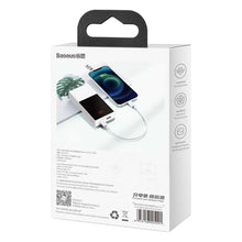 Заредете изображение във визуализатора на галерията – Baseus cable type c to apple lightning 8-pin pd20w power delivery superior series catlys-02 0,25m white - TopMag
