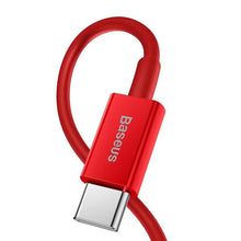 Заредете изображение във визуализатора на галерията – Baseus cable type c to apple lightning 8-pin pd20w power delivery superior series catlys-a09 1m red - TopMag

