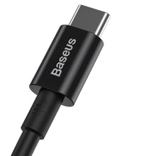 Заредете изображение във визуализатора на галерията – Baseus cable type c to type c pd100w power delivery superior series fast charging catys-c01 2 meter black - TopMag
