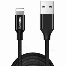 Заредете изображение във визуализатора на галерията – Baseus cable usb do apple lightning 8-pin 1,5a yvien calyw-c01 3m black - TopMag
