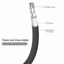 Заредете изображение във визуализатора на галерията – Baseus cable usb do apple lightning 8-pin 1,5a yvien calyw-c01 3m black - TopMag
