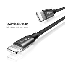 Заредете изображение във визуализатора на галерията – Baseus cable usb do apple lightning 8-pin 1,5a yvien calyw-c01 3m black - TopMag
