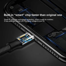 Заредете изображение във визуализатора на галерията – Baseus cable usb do apple lightning 8-pin 1,5a yvien calyw-c01 3m black - TopMag
