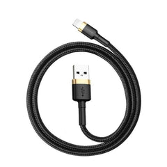 Baseus cable usb to apple lightning 8-pin 2,4a cafule calklf-bv1 1m gold-black