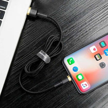 Заредете изображение във визуализатора на галерията – Baseus cable usb to apple lightning 8-pin 2,4a cafule calklf-bv1 1m gold-black - TopMag
