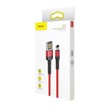 Заредете изображение във визуализатора на галерията – Baseus cable usb to apple lightning 8-pin 2,4a cafule special edition calklf-g09 1m red - TopMag
