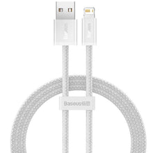 Заредете изображение във визуализатора на галерията – Baseus cable usb to apple lightning 8-pin 2,4a dynamic series cald000402 1m white - TopMag
