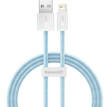 Заредете изображение във визуализатора на галерията – Baseus cable usb to apple lightning 8-pin 2,4a dynamic series cald000403 1m blue - TopMag
