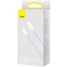 Заредете изображение във визуализатора на галерията – Baseus cable usb to apple lightning 8-pin 2,4a dynamic series cald000403 1m blue - TopMag
