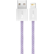 Заредете изображение във визуализатора на галерията – Baseus cable usb to apple lightning 8-pin 2,4a dynamic series cald000505 2m purple - TopMag
