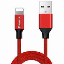 Заредете изображение във визуализатора на галерията – Baseus cable usb to o apple lightning 8-pin 2a yvien calyw-a09 1,8m red - TopMag
