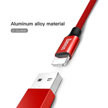 Заредете изображение във визуализатора на галерията – Baseus cable usb to o apple lightning 8-pin 2a yvien calyw-a09 1,8m red - TopMag
