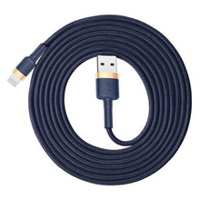 Заредете изображение във визуализатора на галерията – Baseus cable usb to o apple lightning 8-pin 2a yvien calyw-a13 1,8m navy blue - TopMag
